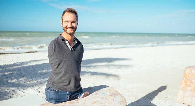 A photo of Nick Vujicic 